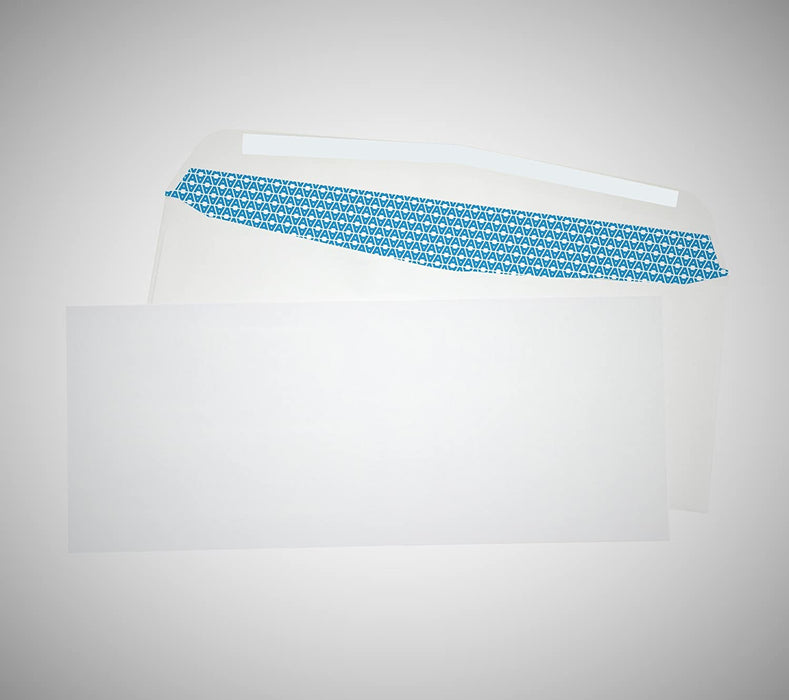 #9 Security Self-Seal Envelopes, Windowless Design, Premium Security Tint Pattern, Gummed Closure - EnveGuard - Size 3-7/8 x 8-7/8 Inches - White - 24 LB - 500 Count (30128) - Aimoh