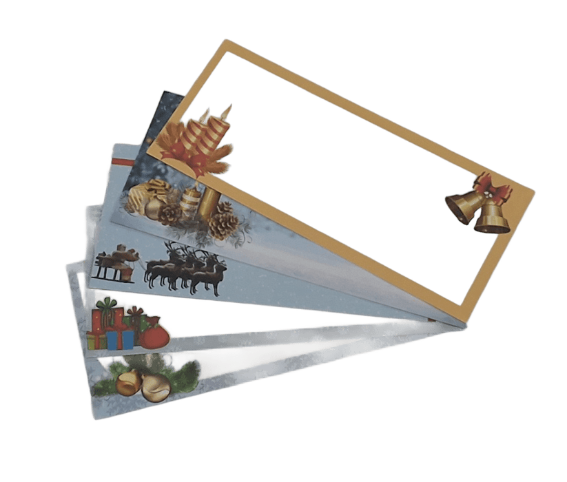 100 #10 Self-Seal Holiday Snowflake Printed Envelopes – Winter Wonderland Design for Christmas Cards, Party Invitations & Seasonal Mailings - Aimoh