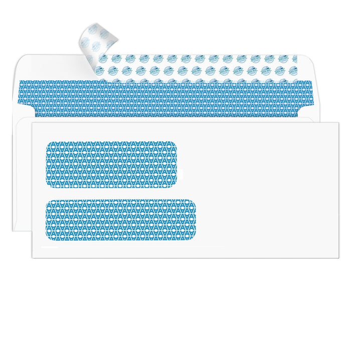 #9 Envelopes - Double Window - SELF-SEAL - Security Tinted - Aimoh