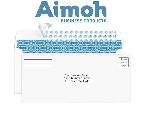#9 Custom Printed Reply Envelopes - Self-Seal Security - Personalized with Logo and/or Return Address - Self-Seal, 3-7/8 x 8-7/8 Inches,