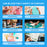 Envelope Moistener with Adhesive, Fast-Drying, Envelope Sealer, Stamp and Letter Glue licker, Ideal for envelopes, Stamps, Letters - 4 Pack (13454) - Aimoh