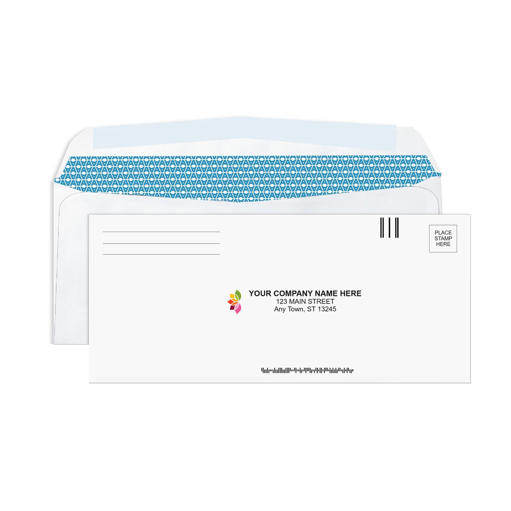 Protected Envelopes Examples #9 Custom Printed Courtesy Reply Mail Gummed Security Envelopes - Pers ...