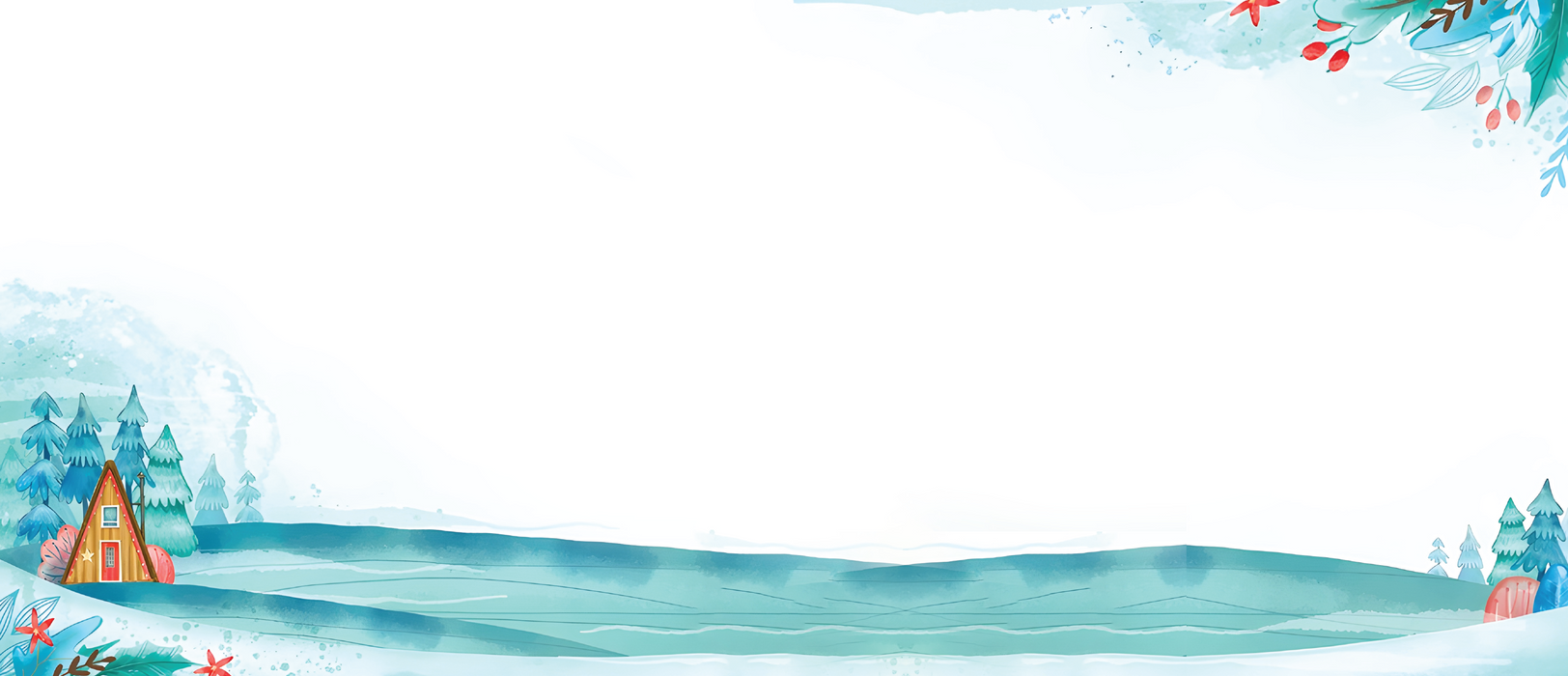 100 #10 Self-Seal Holiday Snowflake Printed Envelopes – Winter Wonderland Design for Christmas Cards, Party Invitations & Seasonal Mailings - Aimoh