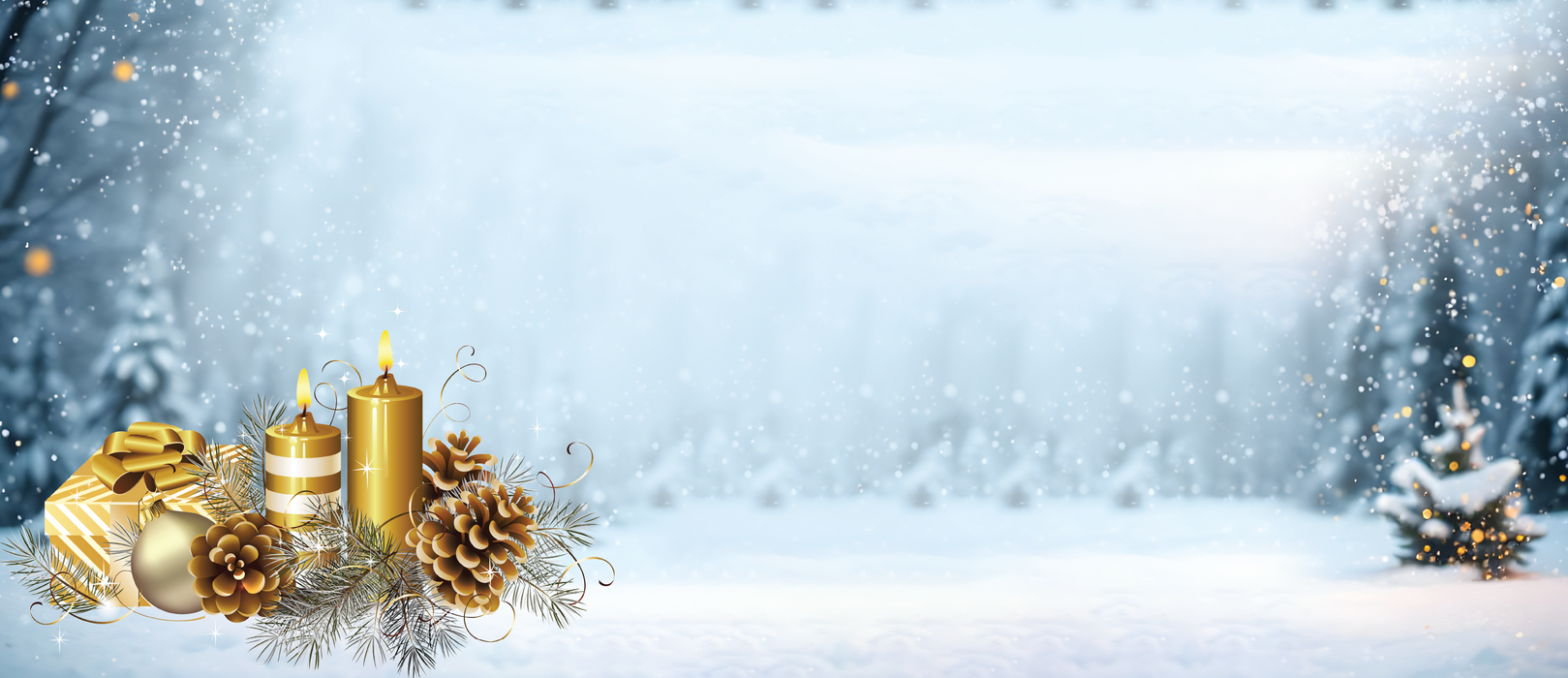 100 #10 Self-Seal Holiday Snowflake Printed Envelopes – Winter Wonderland Design for Christmas Cards, Party Invitations & Seasonal Mailings - Aimoh