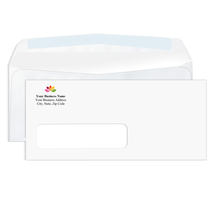 Window Envelope Long Pattern Standard 10 Envelope Size 9 Double Window Envelopes – StockChecks,