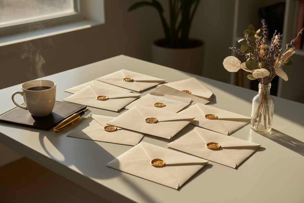 lifestyle image using this envelopes