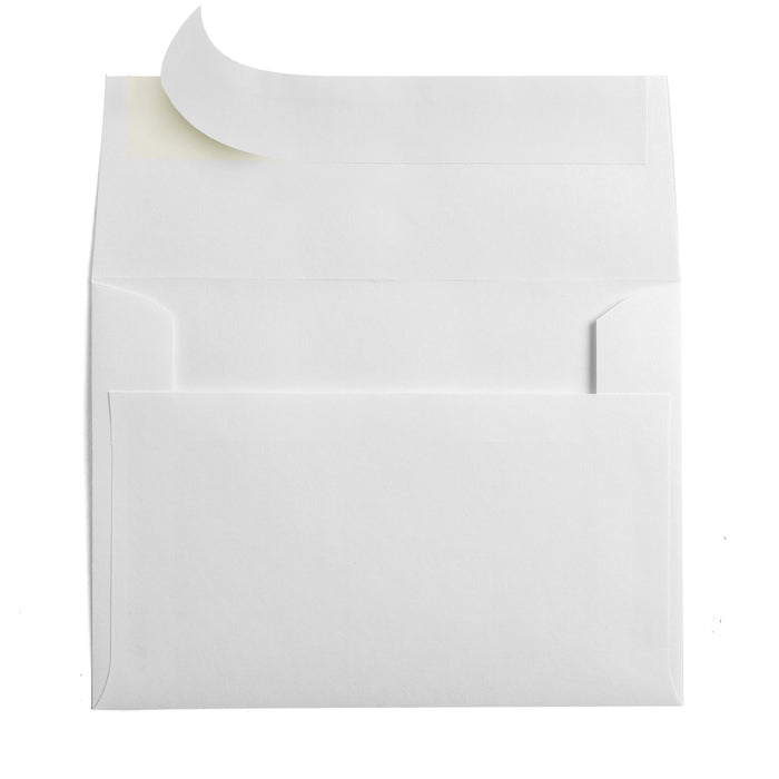 50 White A4 4x6 Photo Envelopes Self Seal - Fits 4 x 6 Photos, Invitations, Strong Self-Seal Closure, Size 4.5 x 6.25 inch, 24lb, White, 50 Pack