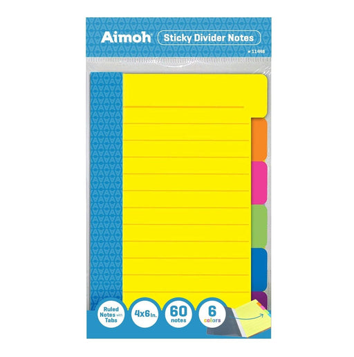 Sticky Divider Notes - Neon Colored - Aimoh