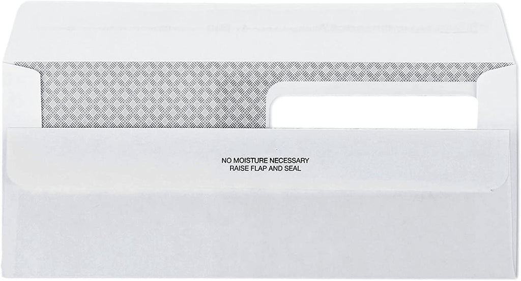 #10 Envelopes - Double Window - Flip & Seal - Security Tinted — Aimoh
