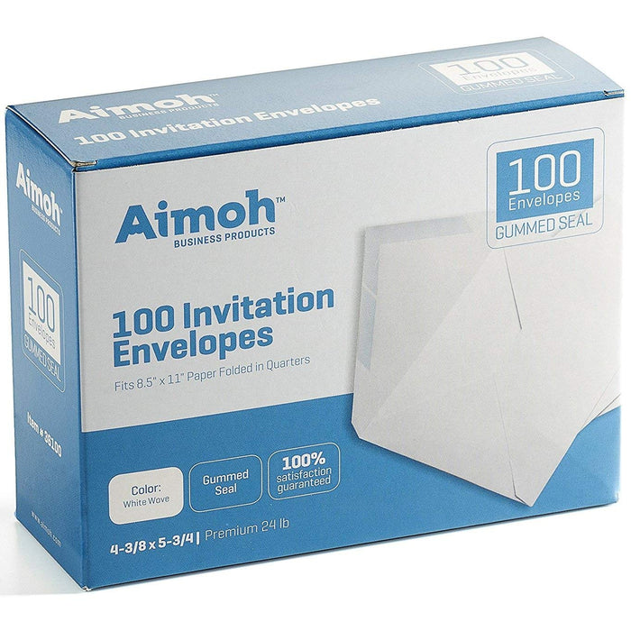 #A2 Envelopes - GUMMED - for Invitations - Greetings - RSVP - Photo - Wedding Announcement Cards - Aimoh