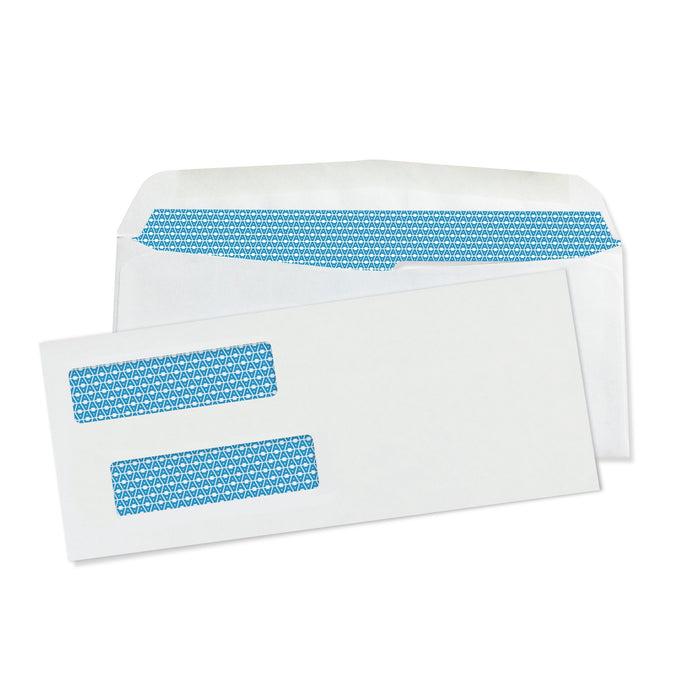 Check Envelopes - Double Window - Gummed - Security Tinted - Aimoh